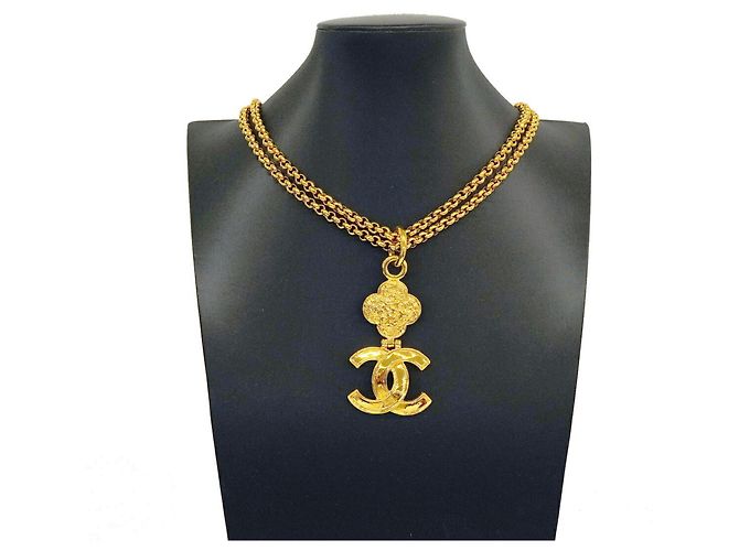 Chanel vergoldete Halskette Golden - Ansicht 6
