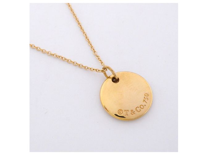 Autre Marque Collar de letra Notes Tiffany & Co. en oro amarillo de 18K - vista 2