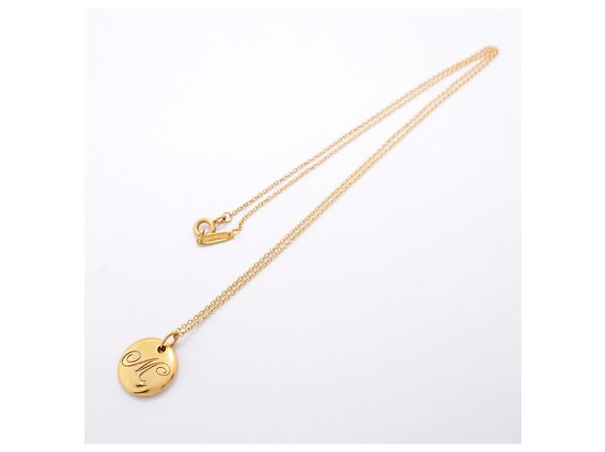 Autre Marque Collar de letra Notes Tiffany & Co. en oro amarillo de 18K - vista 3