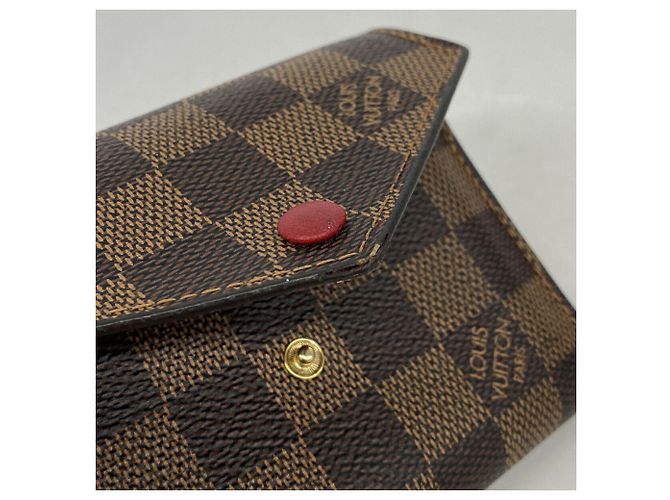 Louis Vuitton Tri-fold Wallet in Ebene Damier ebene - view 8