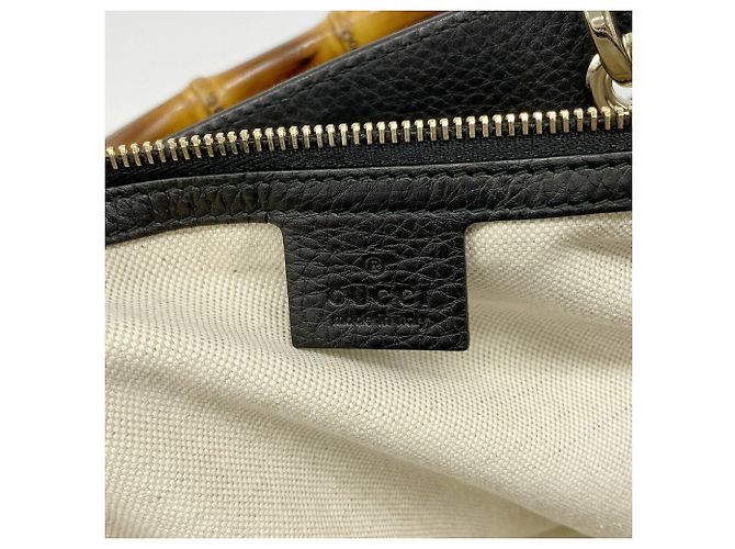 Borsa Tote Gucci GG Blooms Bamboo Nero Multicolore - vista 5