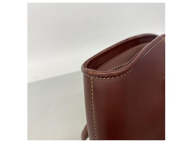 Borsa in pelle Cartier Must Bordò - vista 7