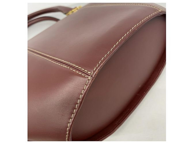 Borsa in pelle Cartier Must Bordò - vista 8