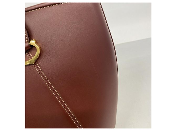Borsa in pelle Cartier Must Bordò - vista 9