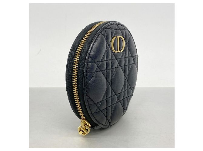 Christian Dior Cannage Leder-Schultertasche Schwarz - Ansicht 2