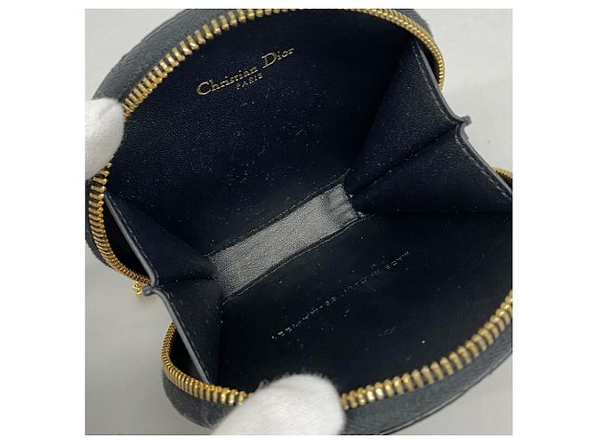 Christian Dior Cannage Leder-Schultertasche Schwarz - Ansicht 4