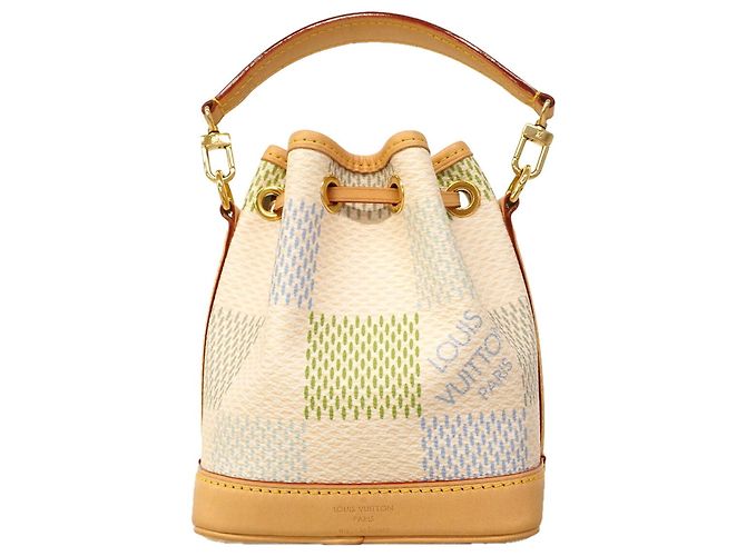 Borsa Louis Vuitton Damier Riches Nano Noe Multicolore - vista 10