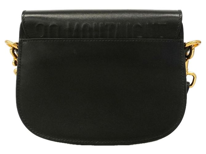 Borsa a tracolla Christian Dior in pelle nera Nero - vista 9