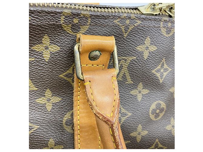 Louis Vuitton Boston Monogram Keepall Bandoulière 50 Braun - Ansicht 11
