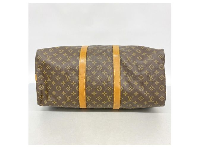 Louis Vuitton Boston Monogram Keepall Bandoulière 50 Braun - Ansicht 3