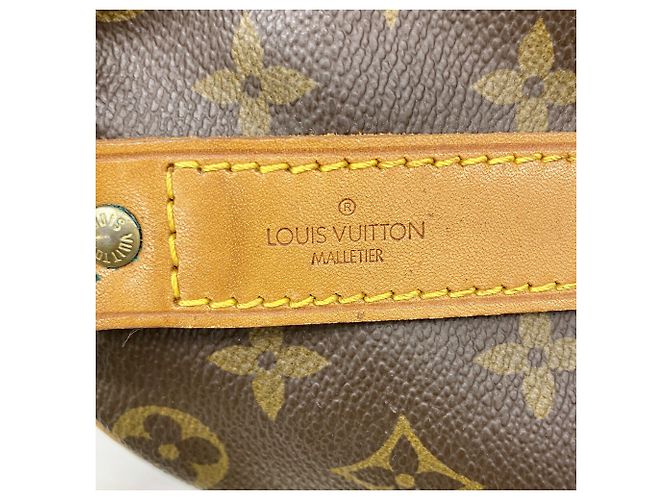 Louis Vuitton Boston Monogram Keepall Bandoulière 50 Braun - Ansicht 5