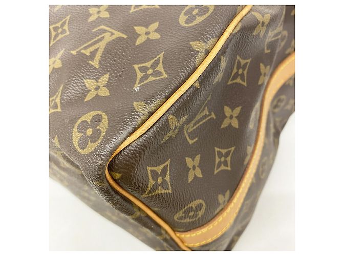 Louis Vuitton Boston Monogram Keepall Bandoulière 50 Braun - Ansicht 6