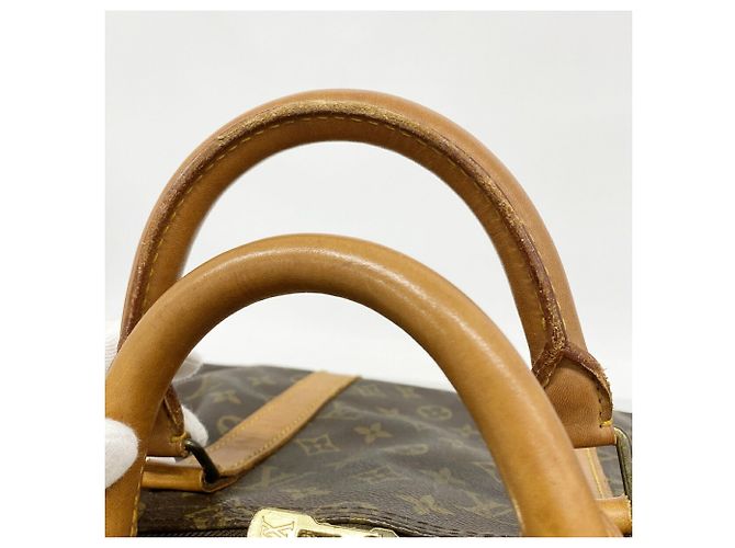 Louis Vuitton Boston Monogram Keepall Bandoulière 50 Braun - Ansicht 9