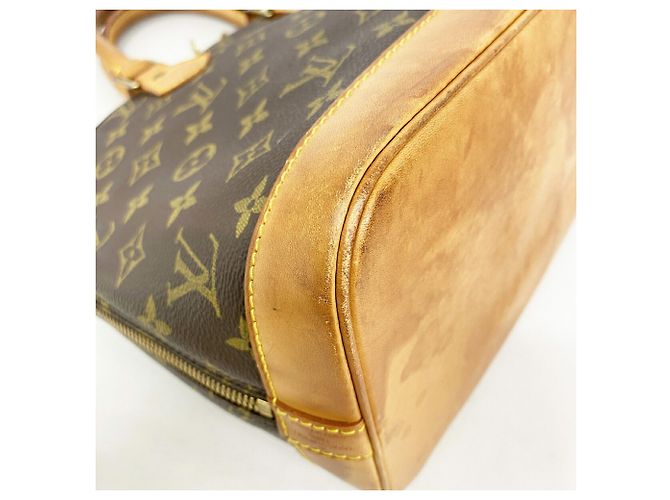 Borsa a mano Louis Vuitton Alma Monogram Marrone - vista 11