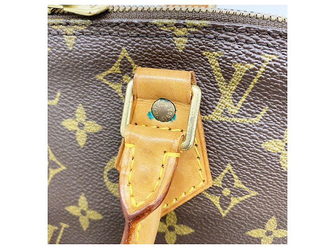 Borsa a mano Louis Vuitton Alma Monogram Marrone - vista 9