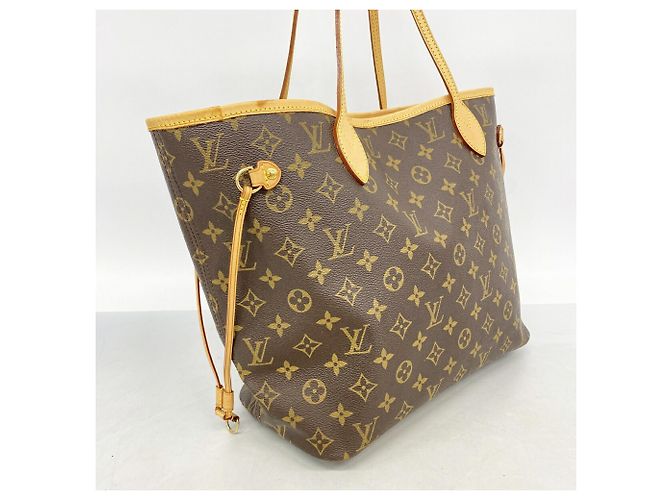 Saco Tote Louis Vuitton Monogram Neverfull MM Marrom - vista 2