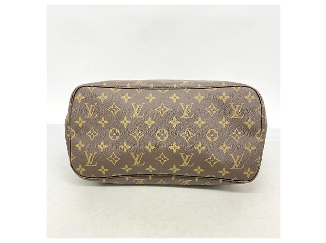 Saco Tote Louis Vuitton Monogram Neverfull MM Marrom - vista 3