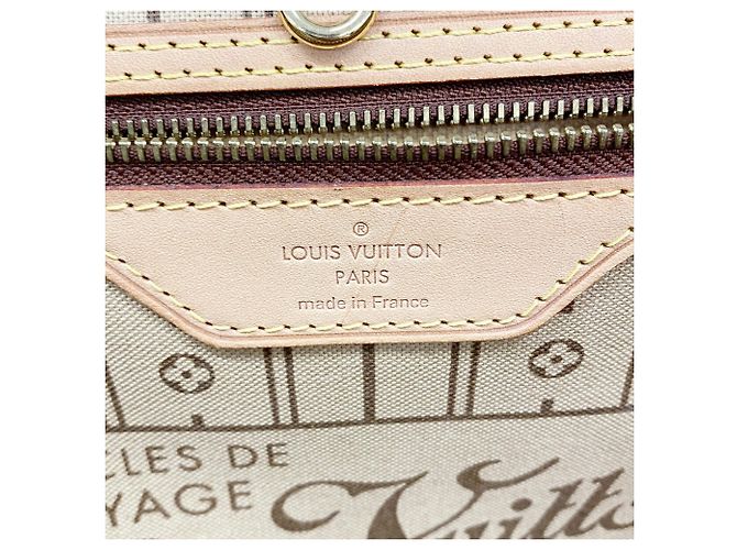 Saco Tote Louis Vuitton Monogram Neverfull MM Marrom - vista 5