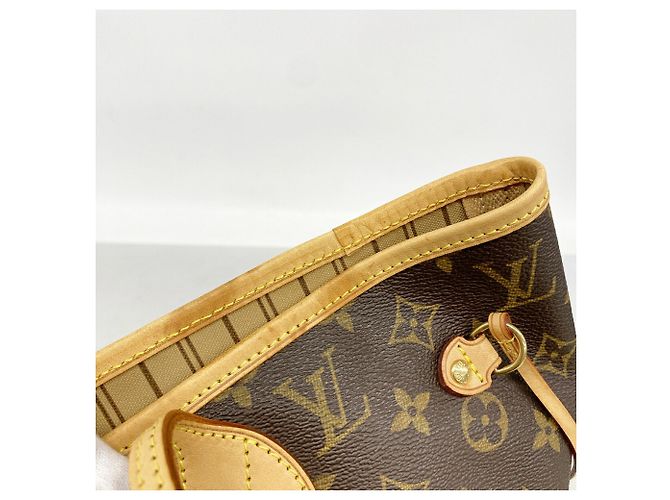 Saco Tote Louis Vuitton Monogram Neverfull MM Marrom - vista 9