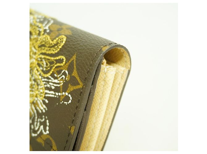 Louis Vuitton Monogram Dentelle Portefeuille Sarah Long Wallet Multicolore - vista 5