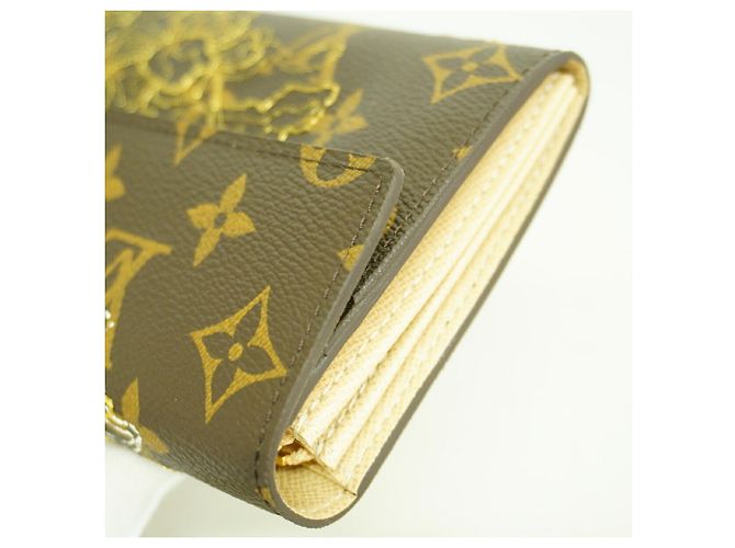 Louis Vuitton Monogram Dentelle Portefeuille Sarah Long Wallet Multicolore - vista 6