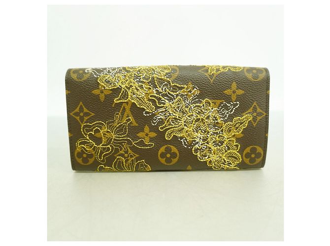 Louis Vuitton Monogram Dentelle Portefeuille Sarah Long Wallet Multicolore - vista 8