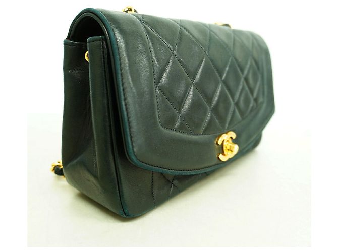 Chanel Diana Chain Schultertasche Schwarz - Ansicht 2