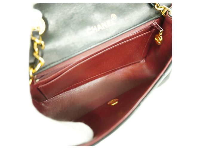 Chanel Diana Chain Schultertasche Schwarz - Ansicht 4