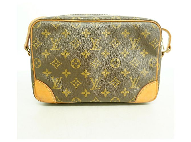 Borsa a tracolla Louis Vuitton Monogram Trocadero 27 Marrone - vista 11