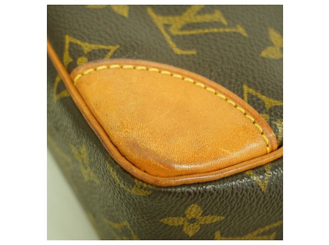 Borsa a tracolla Louis Vuitton Monogram Trocadero 27 Marrone - vista 6