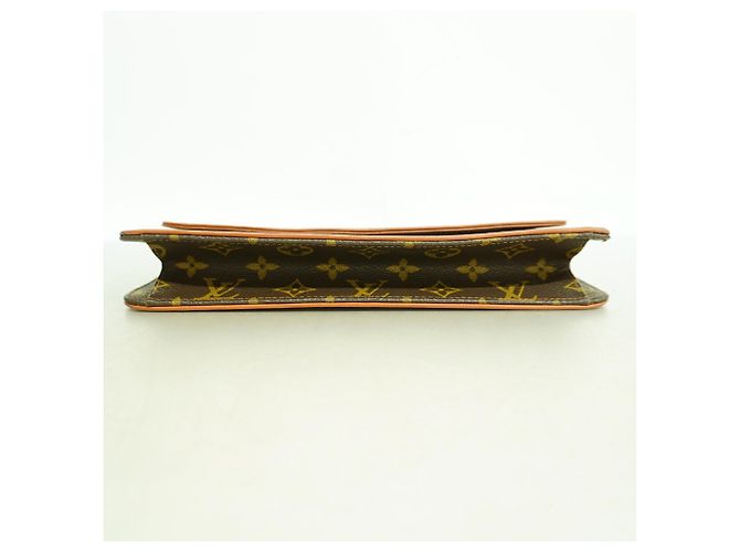Louis Vuitton Monogram Pochette Dam PM Clutch Bag Marrone - vista 3