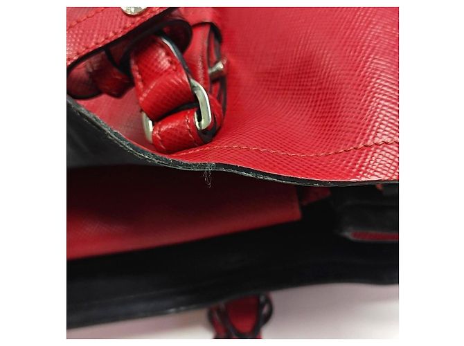 Prada Saffiano Shopper Rot - Ansicht 17