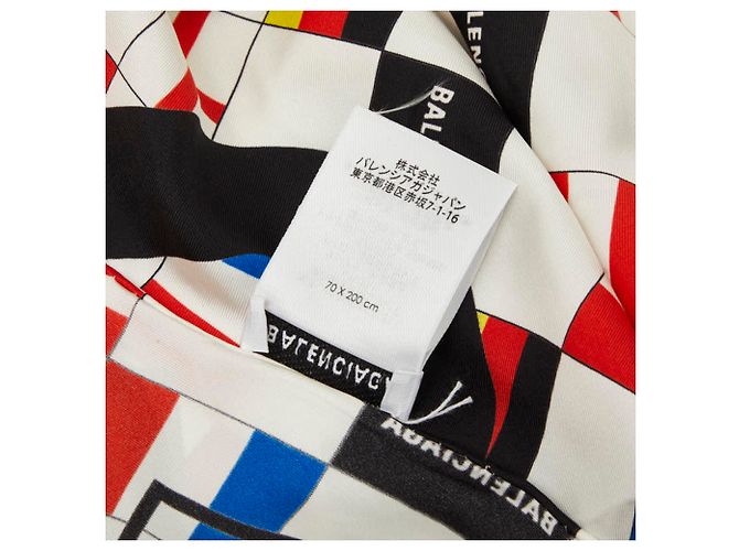 Sciarpa in seta multicolore Balenciaga - Ansicht 5