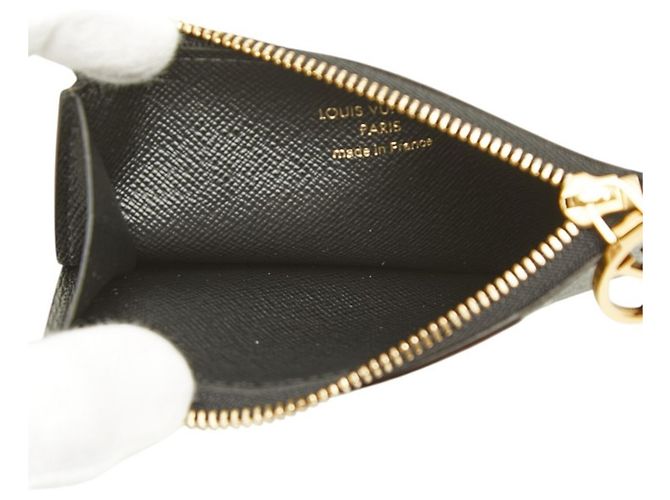 Louis Vuitton Monogram Reverse Portecarte Romy Marrom Preto Monograma - vista 6