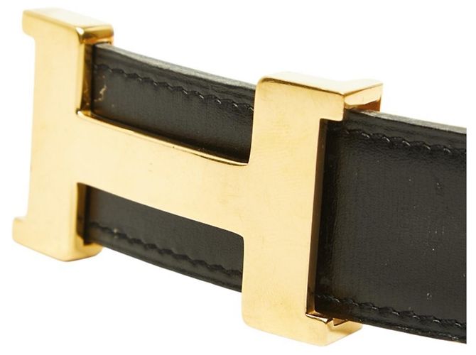 Hermès Cintura Hermes Constance H-Belt Marrone Nero - vista 4