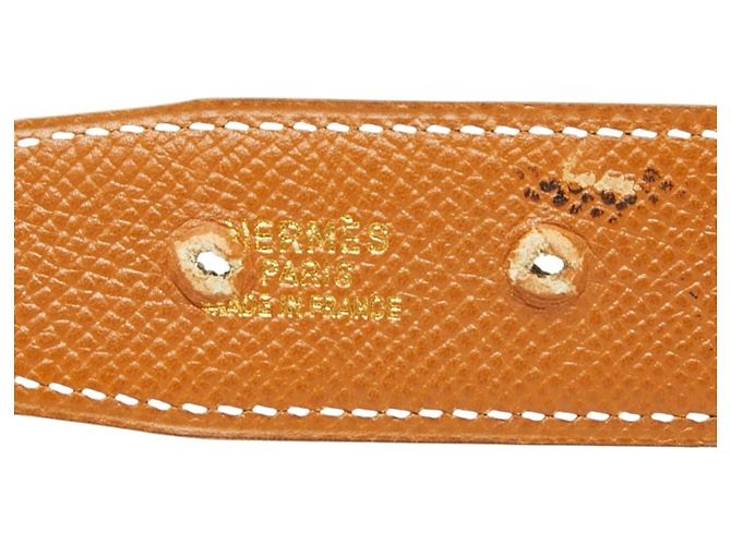Hermès Cintura Hermes Constance H-Belt Marrone Nero - vista 6