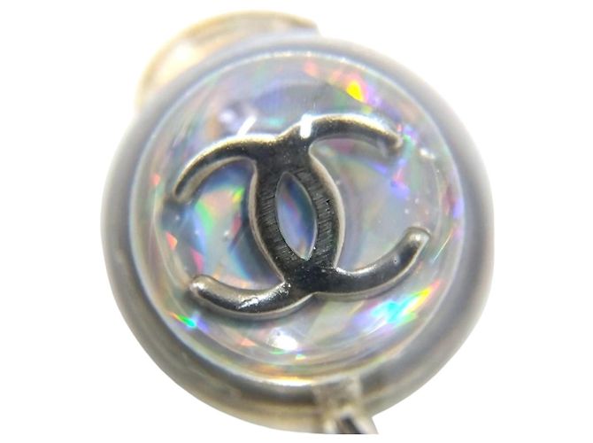 Chanel CHANEL 97P No.5 Cube Coco Mark Ohrringe Silber - Ansicht 5