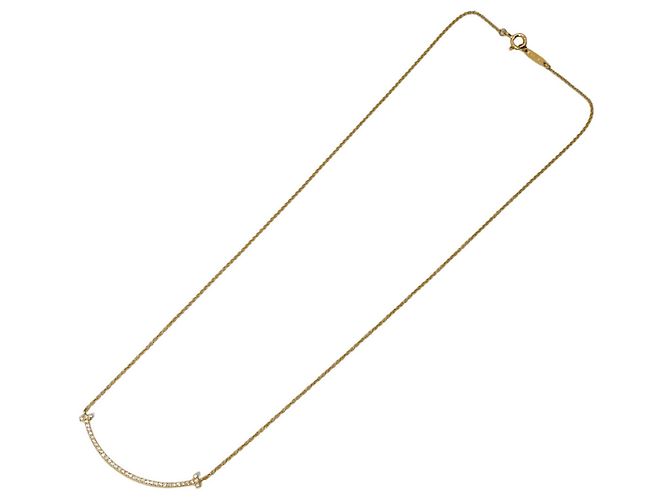Autre Marque Collana Tiffany & Co. T Smile Small D'oro - vista 4