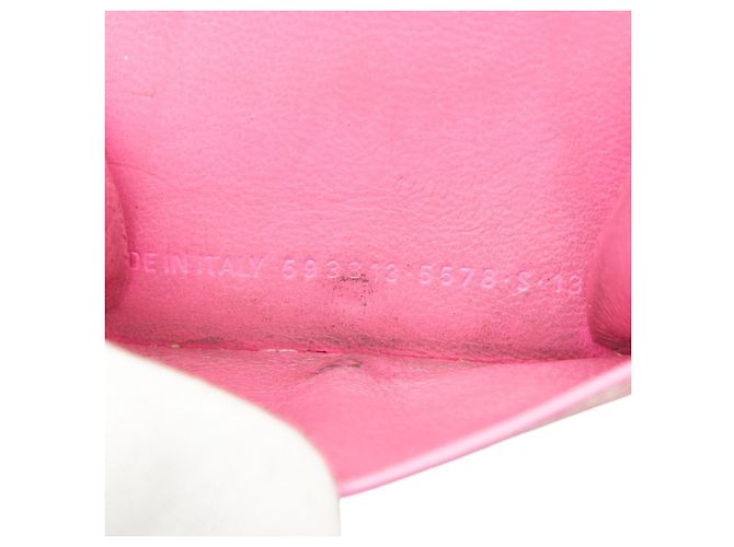 Cartera Balenciaga Flower Cash Mini Wallet Rosa Multicolor - vista 10