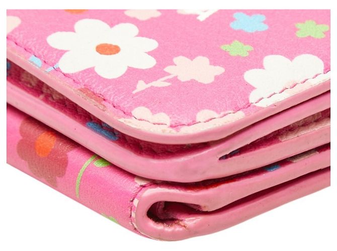 Cartera Balenciaga Flower Cash Mini Wallet Rosa Multicolor - vista 4