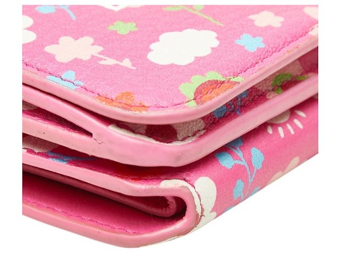 Cartera Balenciaga Flower Cash Mini Wallet Rosa Multicolor - vista 5