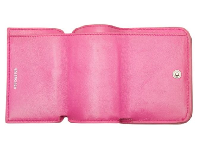 Cartera Balenciaga Flower Cash Mini Wallet Rosa Multicolor - vista 7