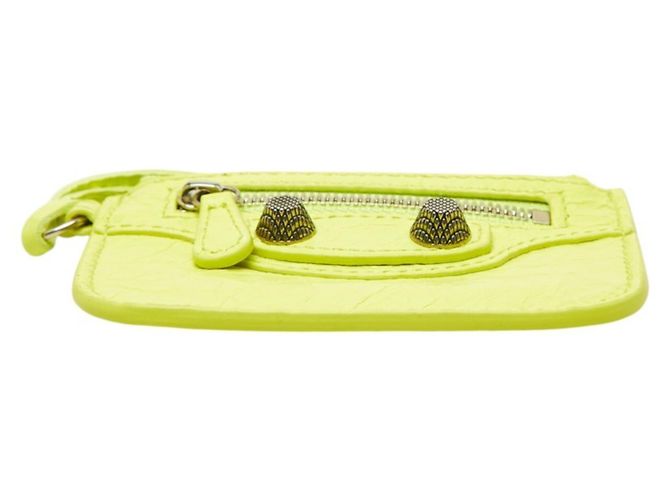 Monedero Balenciaga Le Cagole Amarillo - vista 3