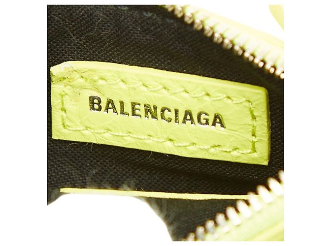 Monedero Balenciaga Le Cagole Amarillo - vista 7