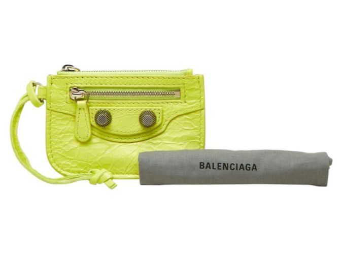 Monedero Balenciaga Le Cagole Amarillo - vista 8