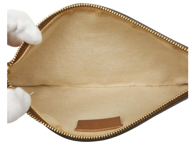 Borsa a mano Gucci in pelle marrone - vista 7