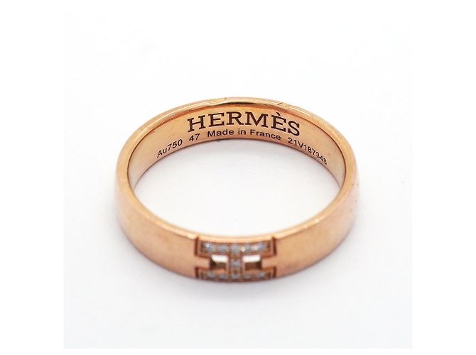 Ring Hermès Anello a Fascia Hermes Ever Hercules Band - vista 4