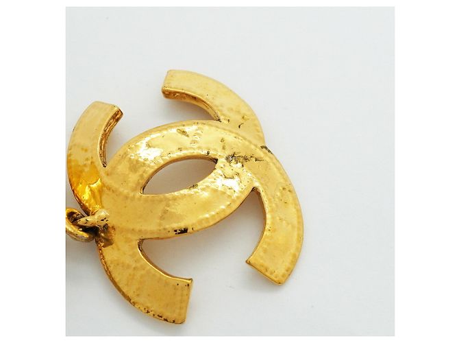Chanel vergoldete Clip-Ohrringe Golden - Ansicht 6