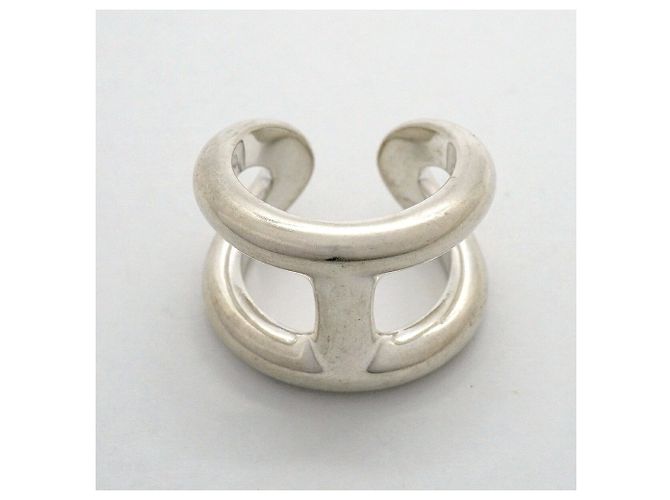 Ring Hermès Anello Hermes Osmos GM Silver Band - vista 3