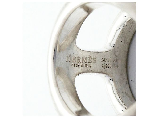 Ring Hermès Anello Hermes Osmos GM Silver Band - vista 4